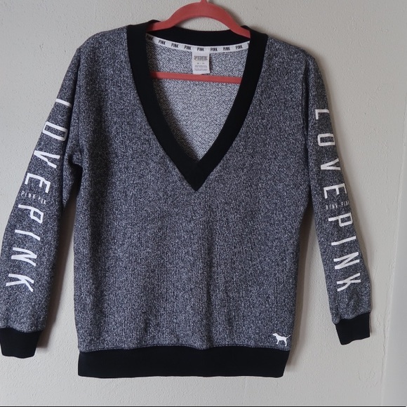 Victoria’s Secret PINK v neck pullover sweatshirt - Picture 2 of 8